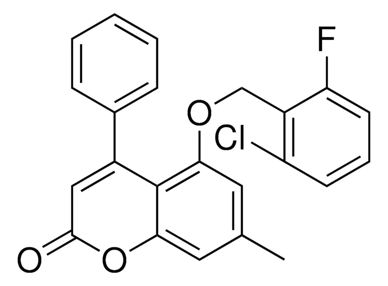 Sigma-Aldrich 5-(2-CHLORO-6-FLUORO-BENZYLOXY)-7-METHYL-4-PHENYL-CHROMEN-2-ONE,AldrichCPR