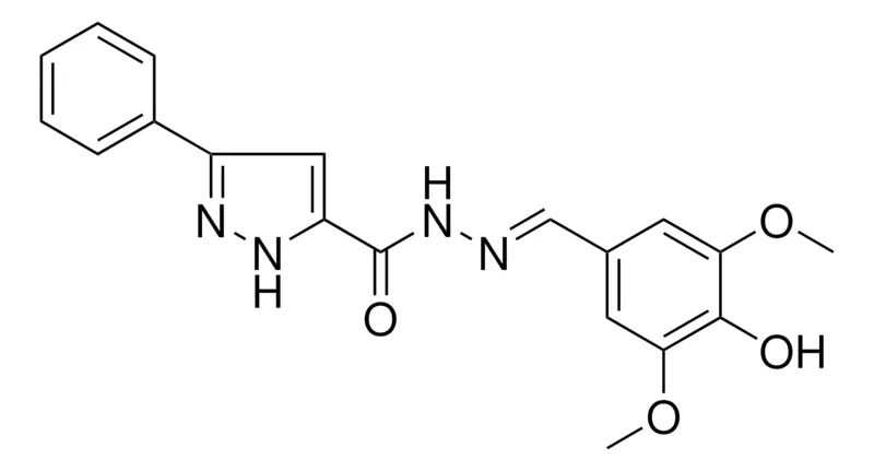 Sigma-Aldrich N'-(4-HYDROXY-3,5-DIMETHOXYBENZYLIDENE)-3-PHENYL-1H-PYRAZOLE-5-CARBOHYDRAZIDE,AldrichCPR