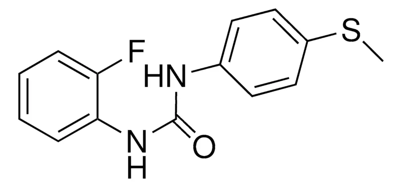 Sigma-Aldrich 1-(2-FLUOROPHENYL)-3-(4-(METHYLTHIO)PHENYL)UREA,AldrichCPR