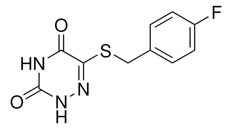Sigma-Aldrich 6-((4-FLUOROBENZYL)THIO)-1,2,4-TRIAZINE-3,5(2H,4H)-DIONE,AldrichCPR