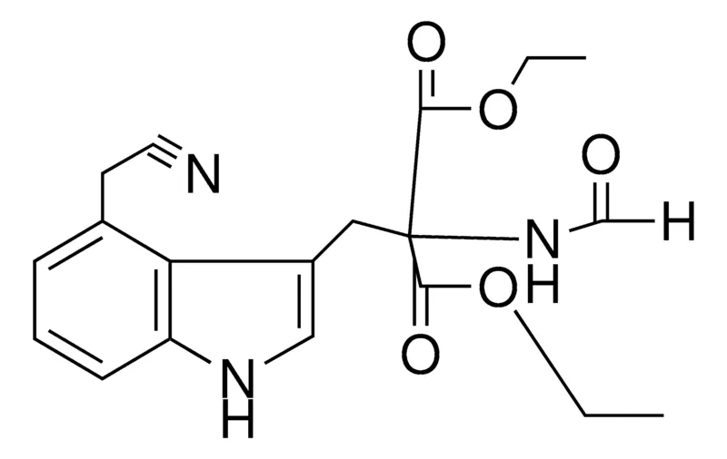 Sigma-Aldrich DIETHYL 2-(4-(CYANOMETHYL)-3-INDOLYLMETHYL)-2-FORMAMIDOMALONATE，AldrichCPR