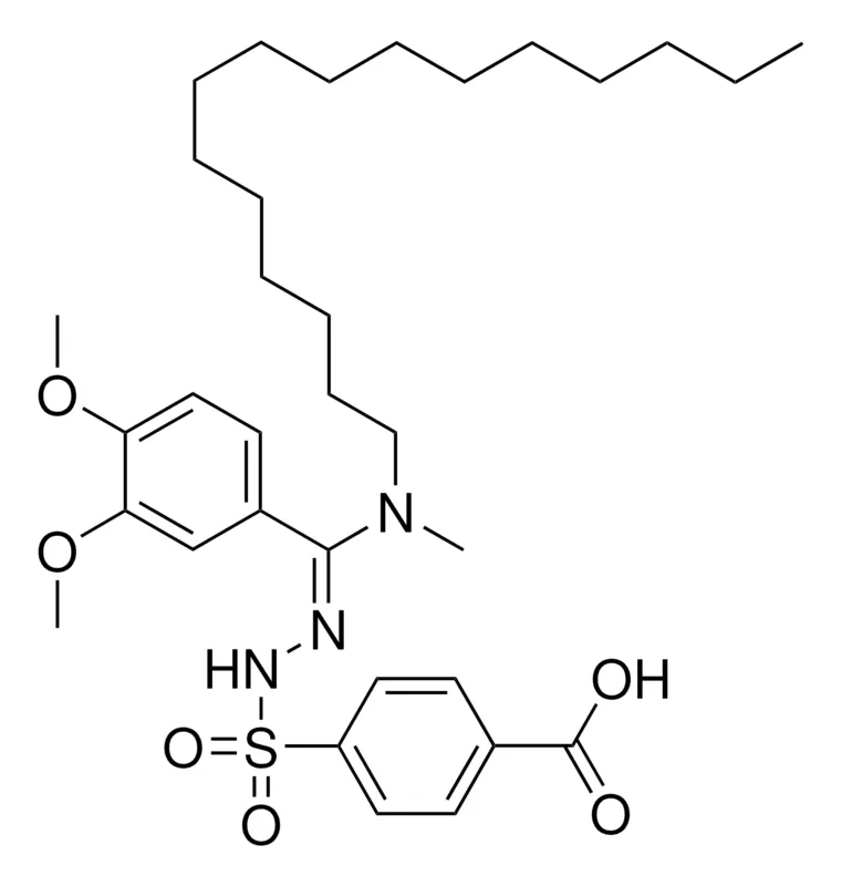 Sigma-Aldrich 4-SULFOBENZOIC ACID 4-(A-(N-HEXADECYL-N-METHYLAMINO)VERATRYLIDENE)HYDRAZIDE，AldrichCPR