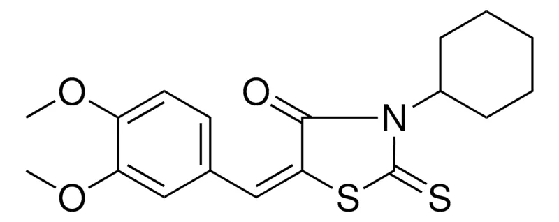 Sigma-Aldrich 3-CYCLOHEXYL-5-(3,4-DIMETHOXY-BENZYLIDENE)-2-THIOXO-THIAZOLIDIN-4-ONE,AldrichCPR