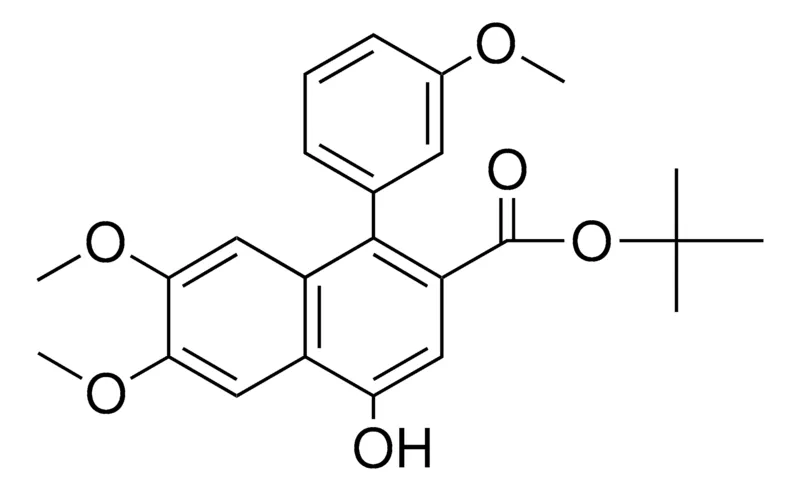 Sigma-Aldrich 4-HO-6,7-DIMETHOXY-1-(3-MEO-PH)-NAPHTHALENE-2-CARBOXYLIC ACID TERT-BUTYL ESTER,AldrichCPR