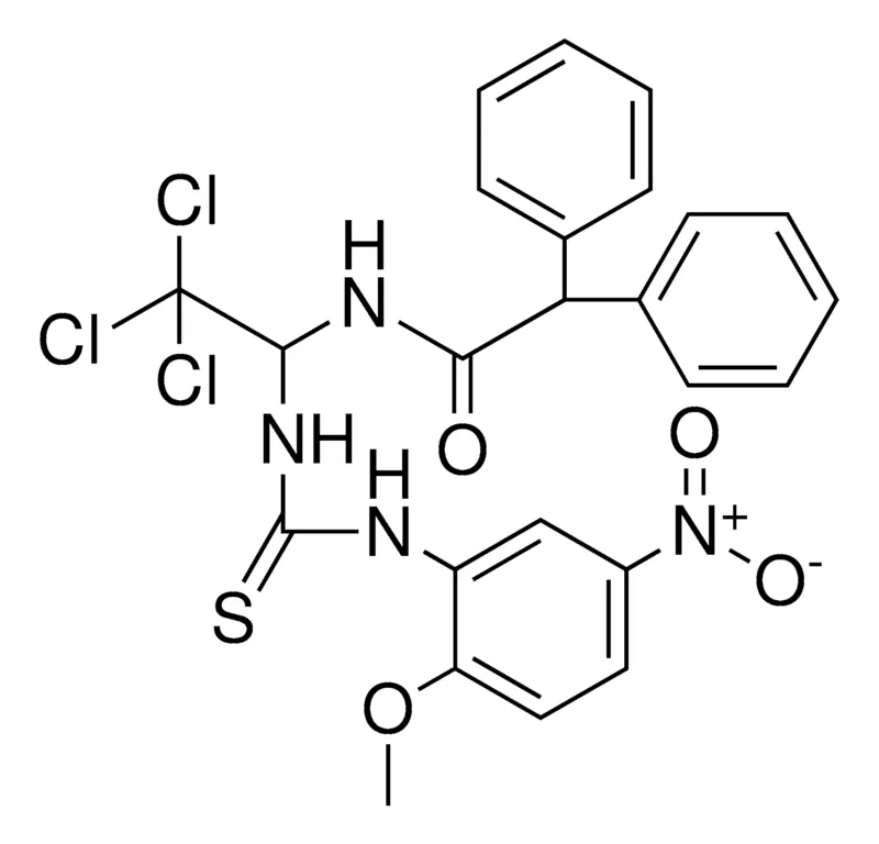 Sigma-Aldrich DIPHENYL-N-(2,2,2-TRICHLORO-1-(3-(2-MEO-5-NITRO-PH)-THIOUREIDO)-ET)-ACETAMIDE,AldrichCPR