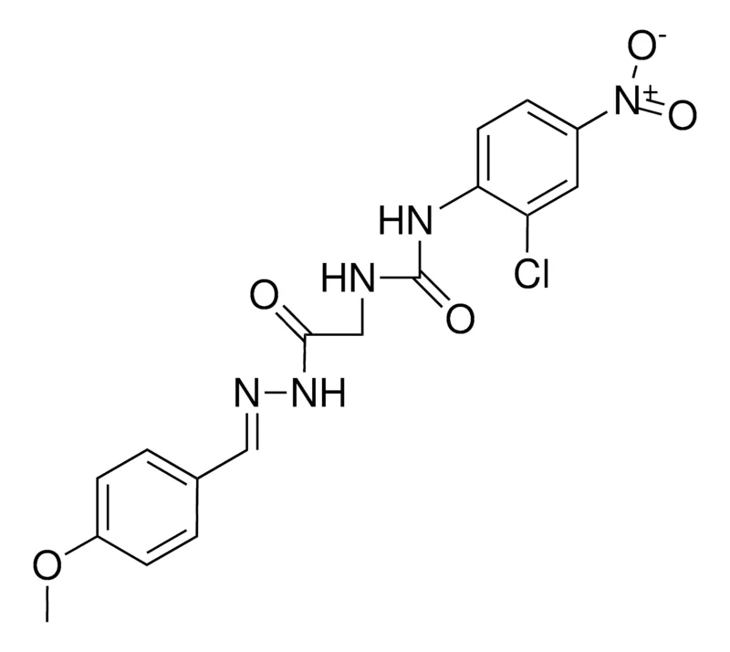 Sigma-Aldrich 2-(3-(2-CHLORO-4-NITROPHENYL)UREIDO)ACETIC (4-METHOXYBENZYLIDENE)HYDRAZIDE,AldrichCPR