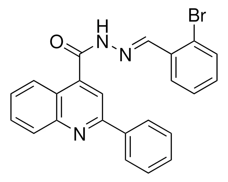 Sigma-Aldrich 2-PHENYL-QUINOLINE-4-CARBOXYLIC ACID (2-BROMO-BENZYLIDENE)-HYDRAZIDE,AldrichCPR