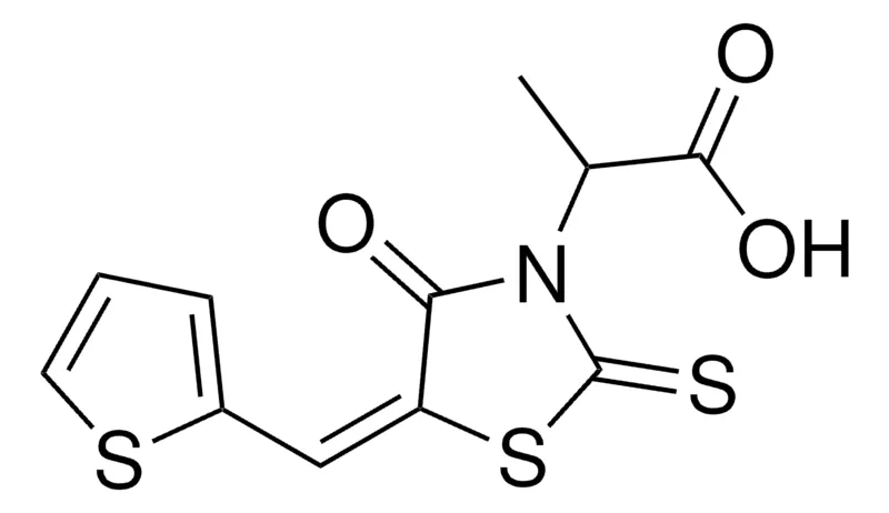 Sigma-Aldrich 2-(4-OXO-5-(2-THIENYLMETHYLENE)-2-THIOXO-1,3-THIAZOLIDIN-3-YL)PROPANOIC ACID,AldrichCPR