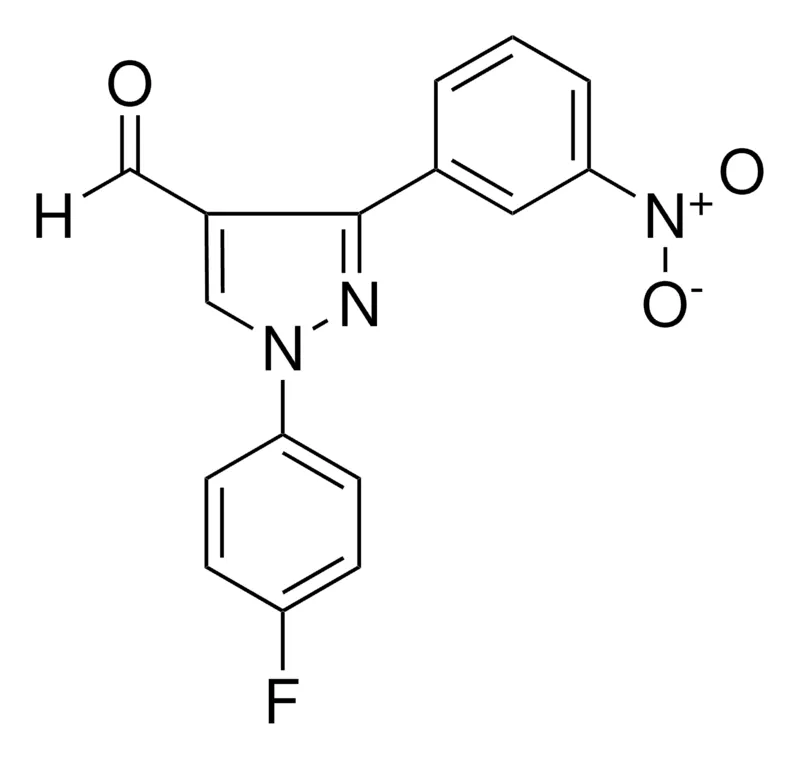 Sigma-Aldrich 1-(4-FLUOROPHENYL)-3-(3-NITROPHENYL)-1H-PYRAZOLE-4-CARBALDEHYDE,AldrichCPR