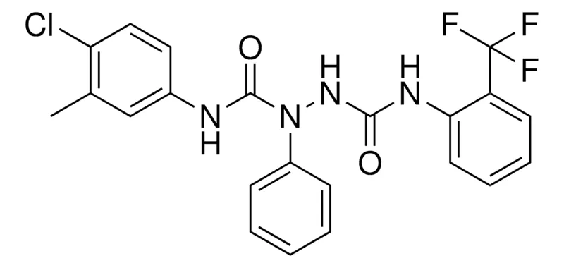 Sigma-Aldrich 6-(4-CHLORO-3-METHYLPHENYL)-3-PHENYL-1-(2-(TRIFLUOROMETHYL)PHENYL)BIUREA,AldrichCPR