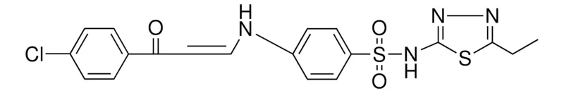 Sigma-Aldrich 4-((CL-PH)-OXO-PROPENYLAMINO)-N-(5-ET-(1,3,4)THIADIAZOL-2-YL)-BENZENESULFONAMIDE,AldrichCPR