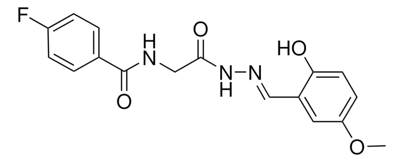 Sigma-Aldrich 4-FLUORO-N-(2-(2-(2-HYDROXY-5-METHOXYBENZYLIDENE)HYDRAZINO)-2-OXOETHYL)BENZAMIDE,AldrichCPR