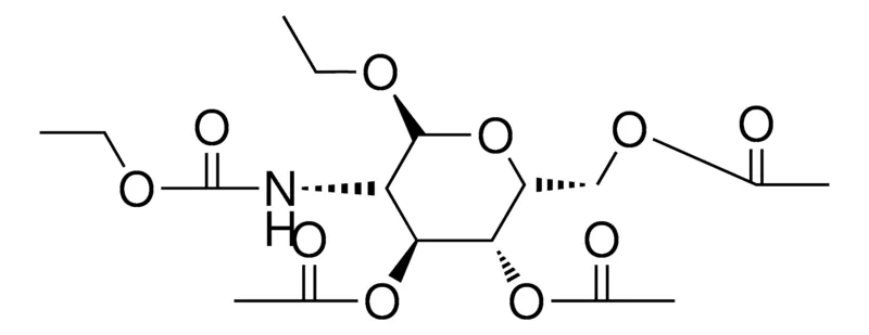 Sigma-Aldrich ACETIC ACID 3-ACO-2-ACETOXY-ME-6-ETO-5-ETHOXYCARBONYLAMINO-4H-PYRAN-4-YL ESTER,AldrichCPR