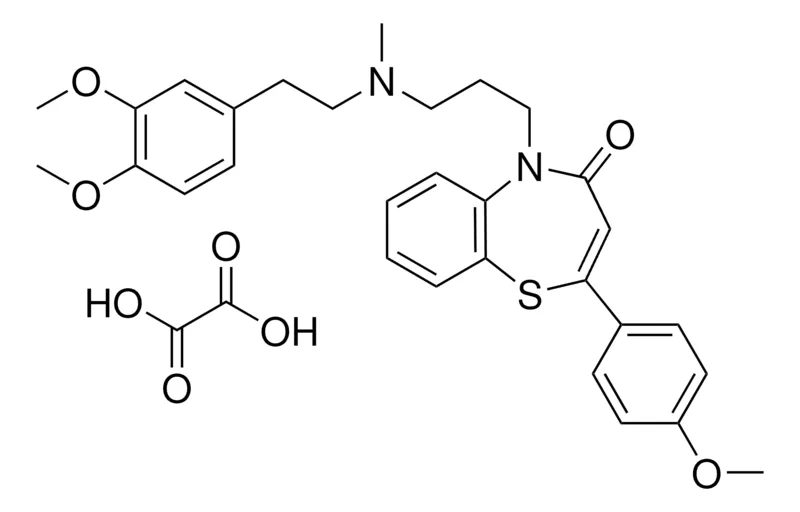 Sigma-Aldrich 5-{3-[[2-(3,4-DIMETHOXYPHENYL)ETHYL](METHYL)AMINO]PROPYL}-2-(4-METHOXYPHENYL)-1,5-BENZOTHIAZEPIN-4(5H)-ONE OXALATE，AldrichCPR