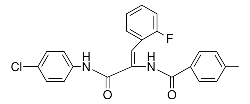Sigma-Aldrich N-(1-(4-CHLORO-PHENYLCARBAMOYL)-2-(2-FLUORO-PHENYL)-VINYL)-4-METHYL-BENZAMIDE,AldrichCPR