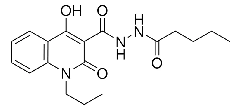 Sigma-Aldrich 4-HO-2-OXO-1-PR-1,2-DIHYDRO-QUINOLINE-3-CARBOXYLIC ACID N'-PENTANOYL-HYDRAZIDE,AldrichCPR