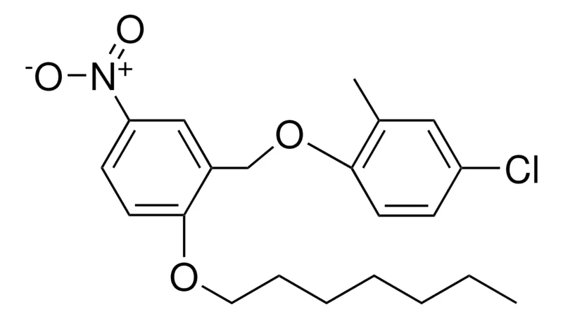 Sigma-Aldrich 4-CHLORO-ORTHO-TOLYL 2-HEPTYLOXY-5-NITROBENZYL ETHER,AldrichCPR