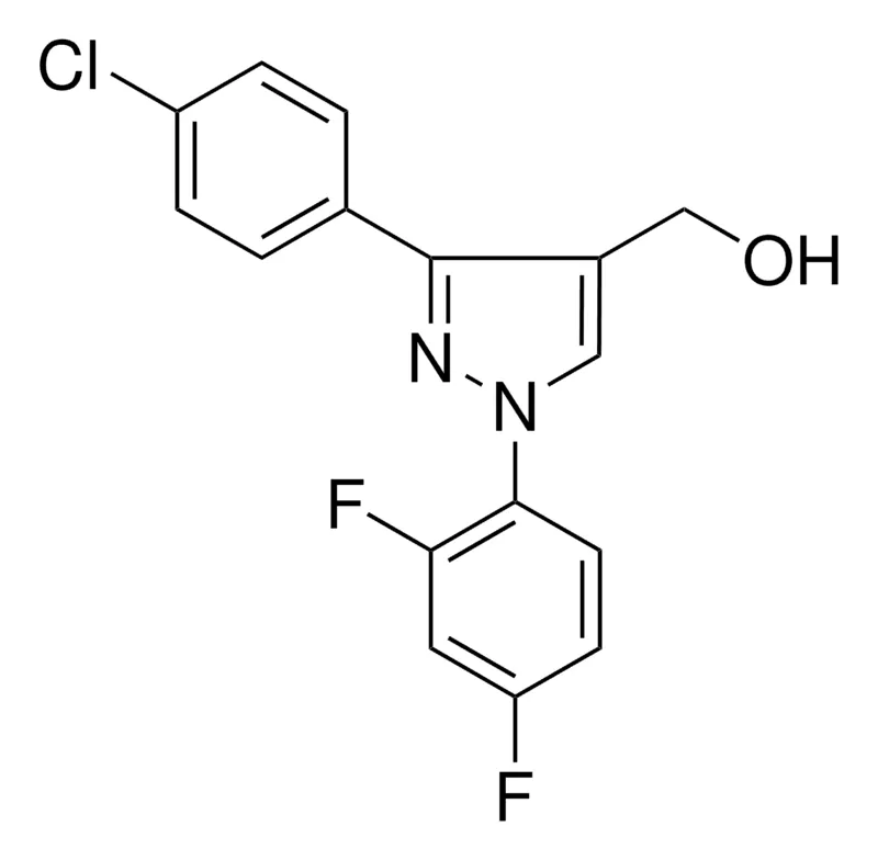 Sigma-Aldrich (3-(4-CHLOROPHENYL)-1-(2,4-DIFLUOROPHENYL)-1H-PYRAZOL-4-YL)METHANOL,AldrichCPR