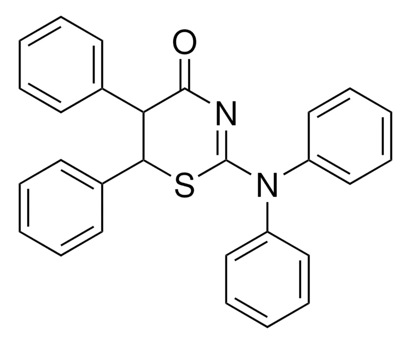 Sigma-Aldrich 2-DIPHENYLAMINO-5,6-DIPHENYL-5,6-DIHYDRO-(1,3)THIAZIN-4-ONE,AldrichCPR