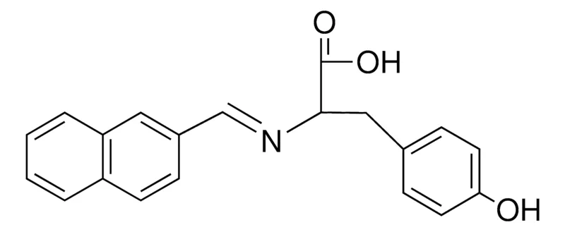 Sigma-Aldrich 3-(4-HYDROXY-PHENYL)-2-((NAPHTHALEN-2-YLMETHYLENE)-AMINO)-PROPIONIC ACID,AldrichCPR
