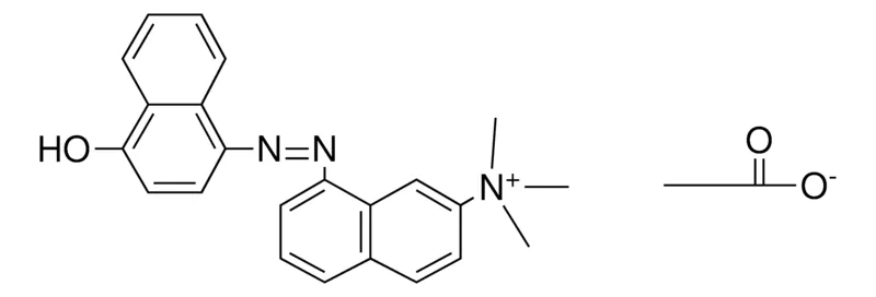 Sigma-Aldrich (8-(4-HYDROXY-1-NAPHTHYLAZO)-2-NAPHTHYL)TRIMETHYLAMMONIUM ACETATE,AldrichCPR