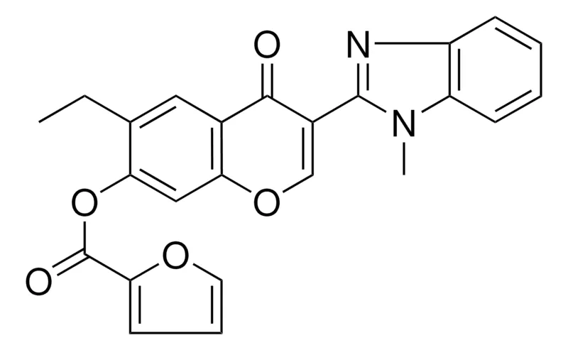 Sigma-Aldrich 6-ETHYL-3-(1-METHYL-1H-BENZIMIDAZOL-2-YL)-4-OXO-4H-CHROMEN-7-YL 2-FUROATE,AldrichCPR