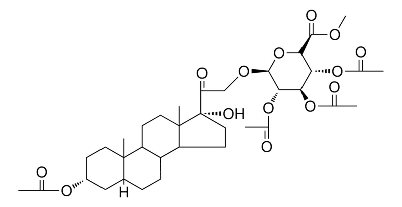 Sigma-Aldrich 17-HO-20-OXO-5-PREGNANE-3,21-DIYL 3-ACETATE 21(D-GLUCURONIDE TRIACETATE ME ESTER,AldrichCPR