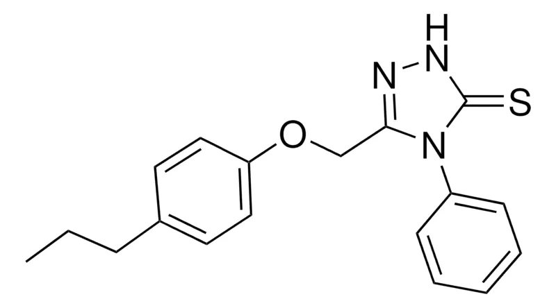 Sigma-Aldrich 4-PHENYL-5-((4-PROPYLPHENOXY)METHYL)-2,4-DIHYDRO-3H-1,2,4-TRIAZOLE-3-THIONE,AldrichCPR