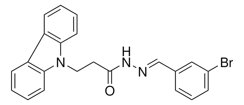 Sigma-Aldrich 3-CARBAZOL-9-YL-PROPIONIC ACID (3-BROMO-BENZYLIDENE)-HYDRAZIDE,AldrichCPR