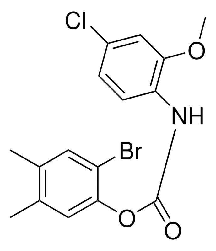 Sigma-Aldrich 2-BROMO-4,5-DIMETHYLPHENYL N-(4-CHLORO-2-METHOXYPHENYL)CARBAMATE,AldrichCPR
