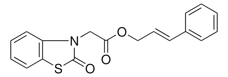 Sigma-Aldrich (2-OXO-BENZOTHIAZOL-3-YL)-ACETIC ACID 3-PHENYL-ALLYL ESTER,AldrichCPR