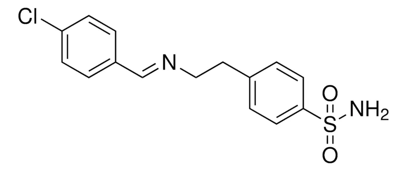 Sigma-Aldrich 4-(2-((4-CHLOROBENZYLIDENE)AMINO)ETHYL)BENZENESULFONAMIDE,AldrichCPR