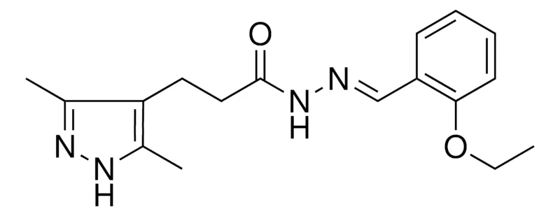 Sigma-Aldrich 3-(3,5-DIMETHYL-1H-PYRAZOL-4-YL)-PROPIONIC ACID (2-ETHOXY-BENZYLIDENE)-HYDRAZIDE,AldrichCPR
