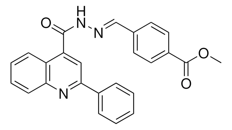 Sigma-Aldrich 4-((2-PHENYL-QUINOLINE-4-CARBONYL)-HYDRAZONOMETHYL)-BENZOIC ACID METHYL ESTER,AldrichCPR