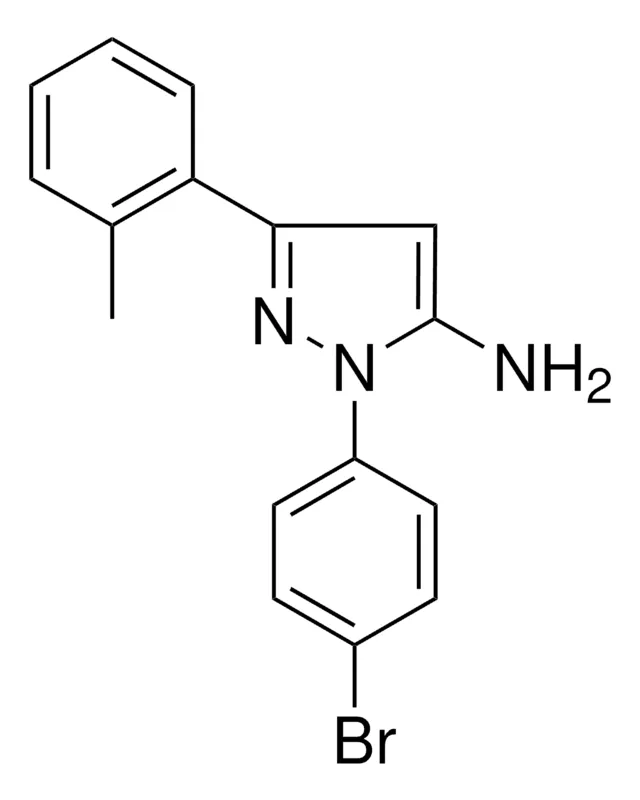 Sigma-Aldrich 1-(4-BROMOPHENYL)-3-(2-METHYLPHENYL)-1H-PYRAZOL-5-AMINE,AldrichCPR