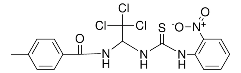 Sigma-Aldrich 4-METHYL-N-(2,2,2-TRICHLORO-1-(3-(2-NITRO-PHENYL)-THIOUREIDO)-ETHYL)-BENZAMIDE,AldrichCPR