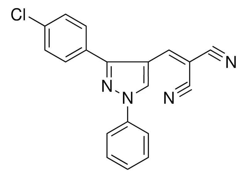 Sigma-Aldrich 2-(3-(4-CHLORO-PHENYL)-1-PHENYL-1H-PYRAZOL-4-YLMETHYLENE)-MALONONITRILE,AldrichCPR