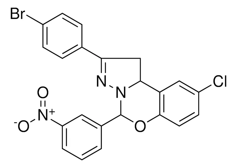 Sigma-Aldrich 2(4-BR-PH)-8-CL-4-(3-NITRO-PH)-1,9B-2H-5-OXA-3,3A-DIAZA-CYCLOPENTA(A)NAPHTHALENE,AldrichCPR