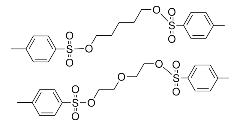 Sigma-Aldrich 5-{[(4-METHYLPHENYL)SULFONYL]OXY}PENTYL 4-METHYLBENZENESULFONATE COMPOUND WITH 2-(2-{[(4-METHYLPHENYL)SULFONYL]OXY}ETHOXY)ETHYL 4-METHYLBENZENESULFONATE，AldrichCPR