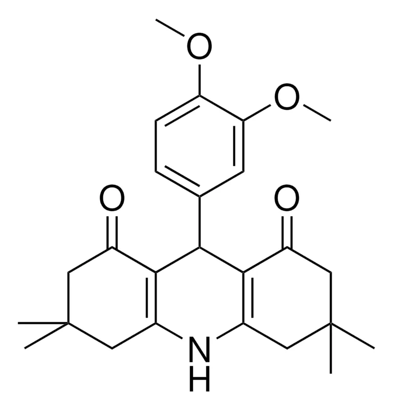 Sigma-Aldrich 9-(3,4-DIMETHOXYPHENYL)-3,3,6,6-TETRAMETHYL-3,4,6,7,9,10-HEXAHYDRO-1,8(2H,5H)-ACRIDINEDIONE,AldrichCPR