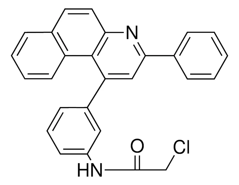 Sigma-Aldrich 2-CHLORO-N-(3-(3-PHENYL-BENZO(F)QUINOLIN-1-YL)-PHENYL)-ACETAMIDE,AldrichCPR