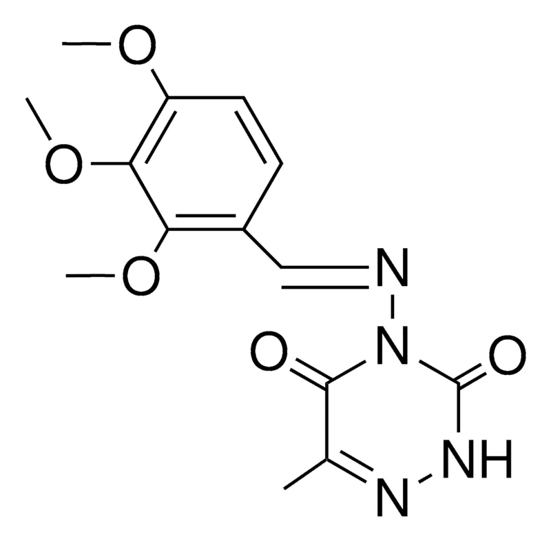 Sigma-Aldrich 6-METHYL-4-(3,4,5-TRIMETHOXYBENZYLIDENEAMINO)-1,2,4-TRIAZINE-3,5(2H,4H)-DIONE,AldrichCPR