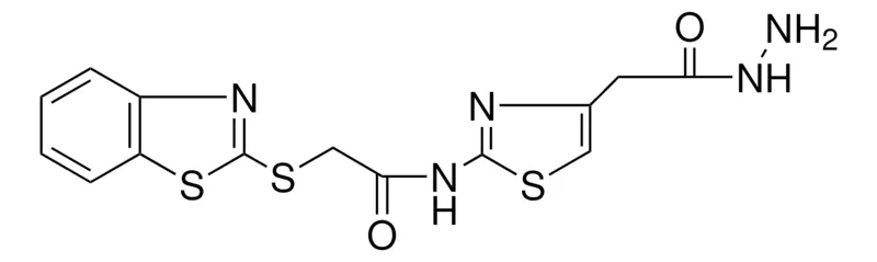 Sigma-Aldrich 2-(BENZOTHIAZOL-2-YLSULFANYL)-N-(4-HYDRAZINOCARBONYL-ME-THIAZOL-2-YL)-ACETAMIDE,AldrichCPR