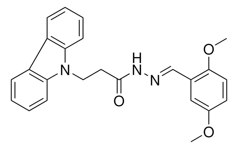 Sigma-Aldrich 3-CARBAZOL-9-YL-PROPIONIC ACID (2,5-DIMETHOXY-BENZYLIDENE)-HYDRAZIDE,AldrichCPR