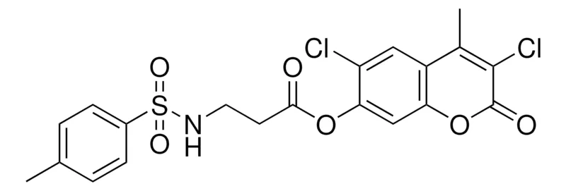Sigma-Aldrich 3,6-DICHLORO-4-METHYL-2-OXO-2H-CHROMEN-7-YL 3-{[(4-METHYLPHENYL)SULFONYL]AMINO}PROPANOATE，AldrichCPR