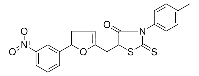 Sigma-Aldrich 3-(4-METHYL-PH)-5-((5-(3-NITROPHENYL)-2-FURYL)ME)-2-THIOXO-1,3-THIAZOLIDIN-4-ONE,AldrichCPR