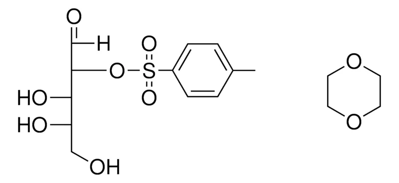Sigma-Aldrich TOLUENE-4-SULFONIC ACID 1-FORMYL-2,3,4-TRIHYDROXY-BU ESTER, (1,4)DIOXANE,AldrichCPR
