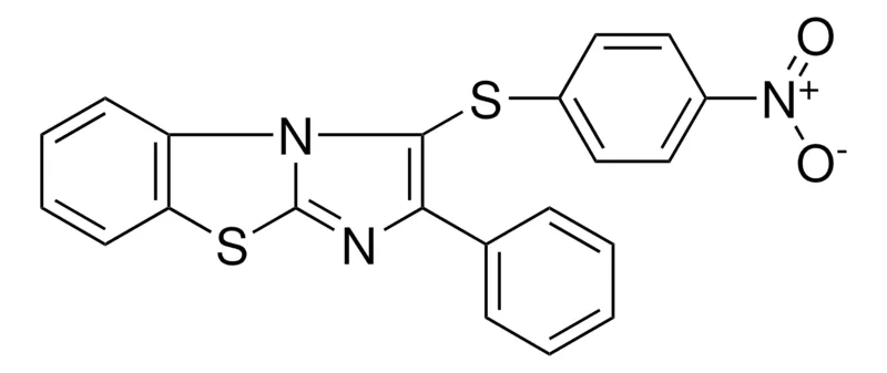 Sigma-Aldrich 3-(4-NITRO-PHENYLSULFANYL)-2-PHENYL-BENZO(D)IMIDAZO(2,1-B)THIAZOLE,AldrichCPR
