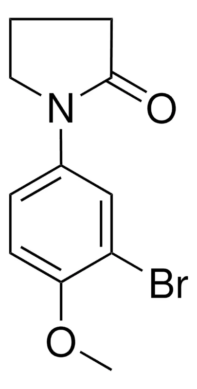 Sigma-Aldrich 1-(3-BROMO-4-METHOXY-PHENYL)-PYRROLIDIN-2-ONE,AldrichCPR