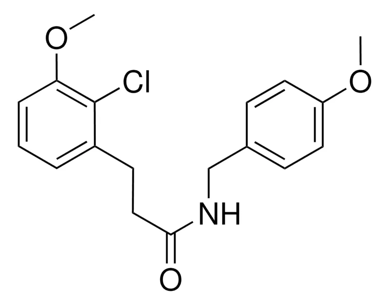 Sigma-Aldrich 3-(2-CHLORO-3-METHOXYPHENYL)-N-(4-METHOXYBENZYL)PROPANAMIDE，AldrichCPR